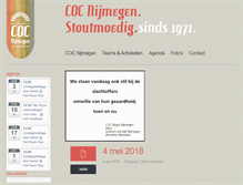 Tablet Screenshot of cocnijmegen.nl